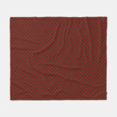 MacDuff Tartan rot kariert Fleecedecke (Vorderseite (Horizontal))