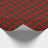 MacDuff Tartan rot kariert Geschenkpapier (Ecke)
