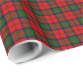 MacDuff Tartan rot kariert Geschenkpapier (Rolleneckpunkt)