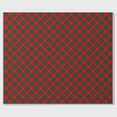 MacDuff Tartan rot kariert Geschenkpapier (Flach)