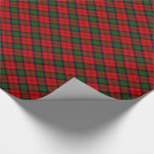 MacDuff Tartan rot kariert Geschenkpapier (Ecke)