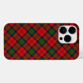 MacDuff Tartan rot kariert iPhone Hülle (Rückseite (Horizontal))
