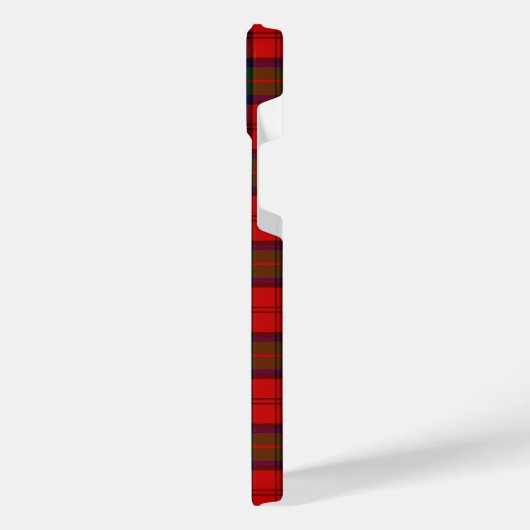 MacDuff Tartan rot kariert iPhone Hülle (Linke Seite)