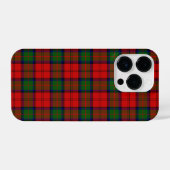 MacDuff Tartan rot kariert iPhone Hülle (Rückseite (Horizontal))