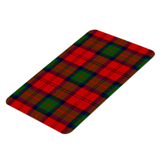 MacDuff Tartan rot kariert Magnet (Linke Seite)