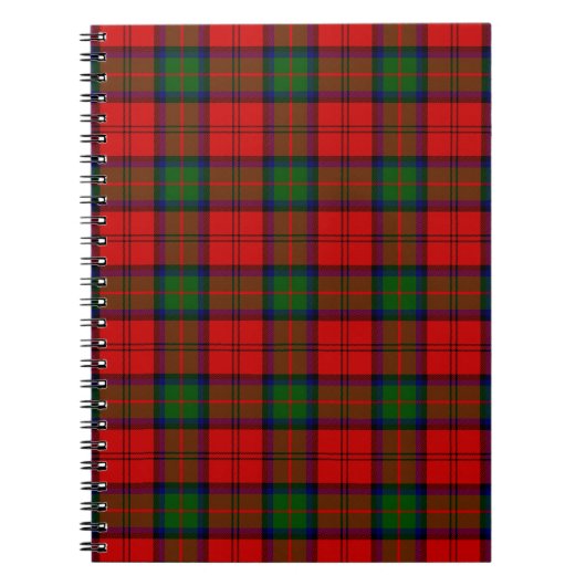 MacDuff Tartan rot kariert Notizblock (Vorderseite)