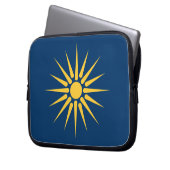 Macedonia Flag Laptop Sleeve (Vorderseite Links)