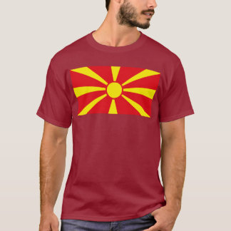 Macedonia-Flaggen-T - Shirt