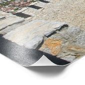 MACEDONIA, Ohrid. Car Samoil's Castle / Fotodruck (Ecke)