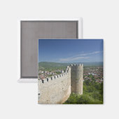 MACEDONIA, Ohrid. Car Samoil's Castle / Magnet (Vorderseite/Rückseite)