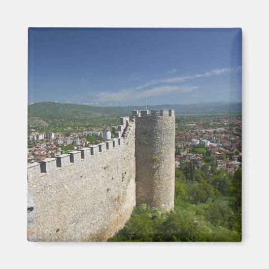MACEDONIA, Ohrid. Car Samoil's Castle / Magnet (Vorne)