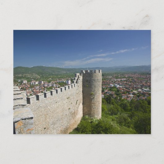 MACEDONIA, Ohrid. Car Samoil's Castle / Postkarte (Vorderseite)