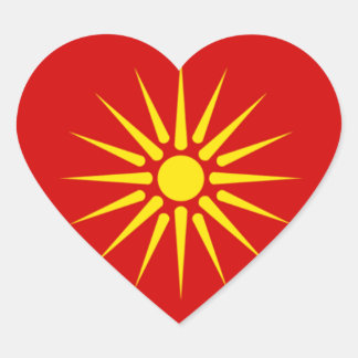 Macedonian Sun Sticker