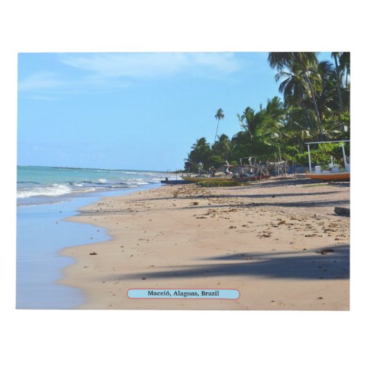 Maceió, Alagoas, Brasilien Notizblock (Vorderseite)