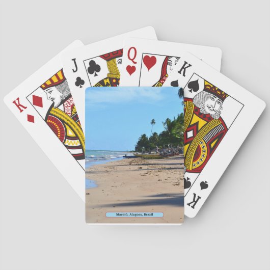 Maceió, Alagoas, Brasilien Spielkarten (Rückseite)