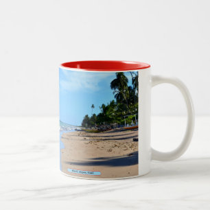 Maceió, Alagoas, Brasilien Zweifarbige Tasse