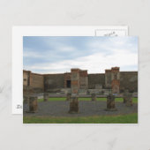 Macellum (Märkte) im antiken Pompeji Postkarte (Vorne/Hinten)