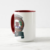 MacEwan/MacEwen Clan Abzeichen Combo15oz Tasse (Vorderseite Links)