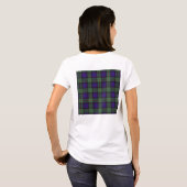 Macewen Clan Kariert Scottish tartan T-Shirt (Schwarz voll)