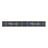 Macewen Clan karierter schottischer Tartan Ripsband (Vorderseite)