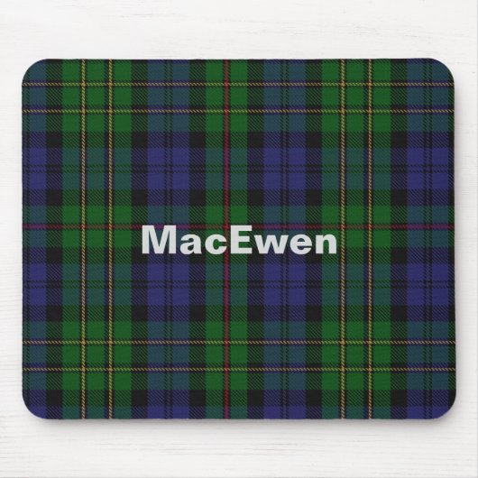 MacEwen Custom Tartan Kariert Mouse Pad Mousepad (Vorne)