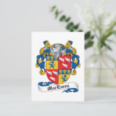 MacEwen-Familienwappen Postkarte (Stehend Vorderseite)