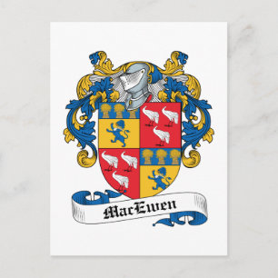 MacEwen-Familienwappen Postkarte
