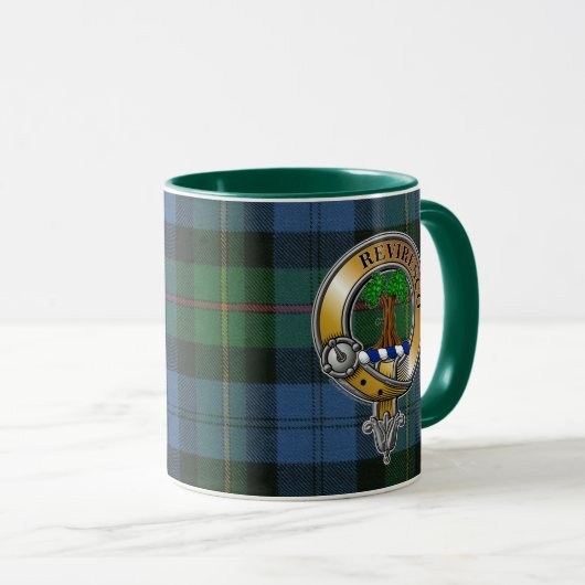 MacEwen Tartan & Abzeichen Tasse (VorderseiteRechts)