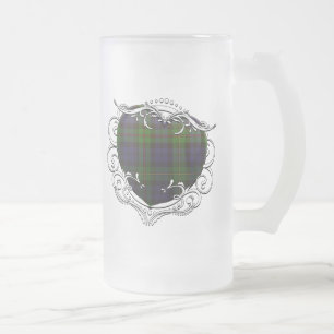 MacEwen Tartan-Herz Mattglas Bierglas