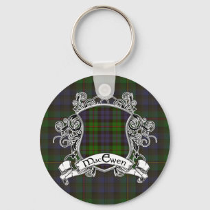 MacEwen Tartan-Schild Schlüsselanhänger