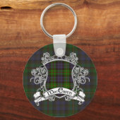 MacEwen Tartan Shield Schlüsselanhänger (Vorderseite)