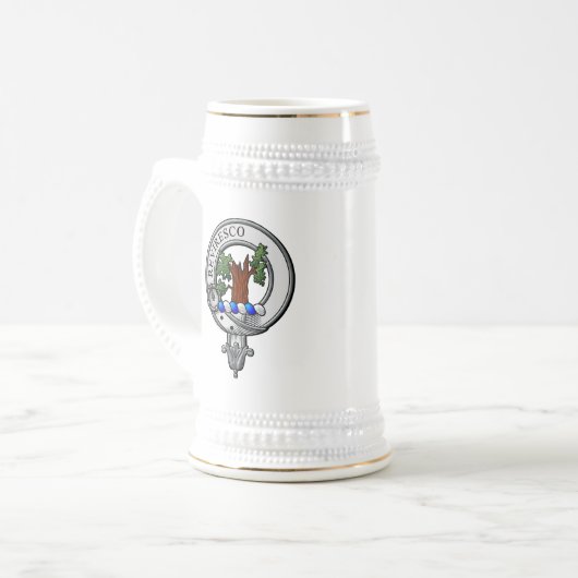 MacEwen Wappen Abzeichen Bierglas (Vorderseite Links)