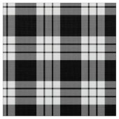 MacFarlane Black & White Tartan Stoff (Nahaufnahme)