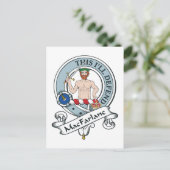 MacFarlane Clan Abzeichen Postkarte (Stehend Vorderseite)