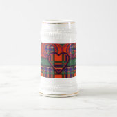 Macfarlane Clan karierter schottischer Tartan Bierglas (Mittel)