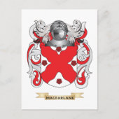 MacFarlane Coat of Arms (Familienwappen) Postkarte (Vorderseite)