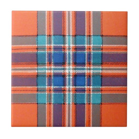 MACFARLANE-FAMILIEN-TARTAN FLIESE (Vorderseite)