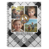 MacFarlane Familienfoto-Collage Notizblock (Vorderseite)