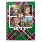 MacFarlane-Familienfoto-Collage Notizblock (Vorderseite)