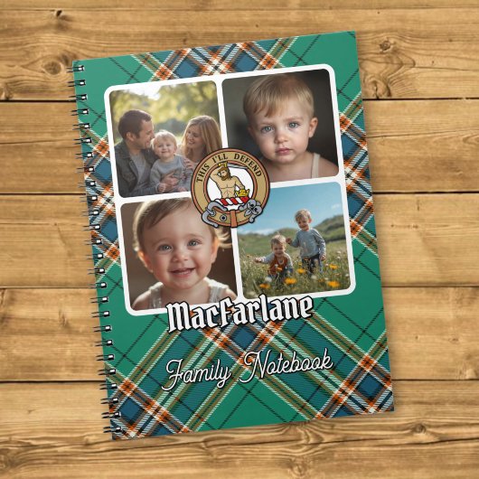 MacFarlane-Familienfoto-Collage Notizblock
