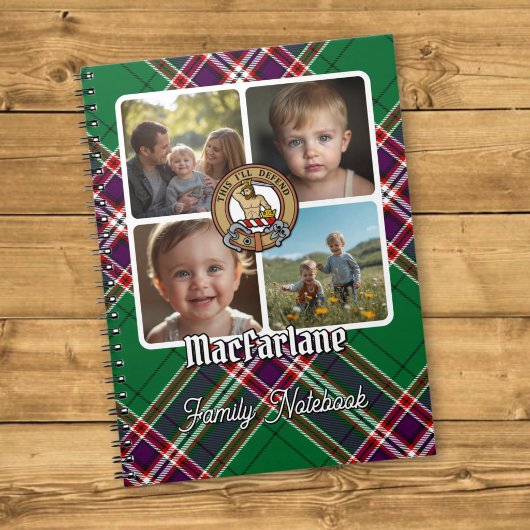 MacFarlane-Familienfoto-Collage Notizblock