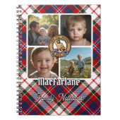 MacFarlane Familienfoto-Collage Notizblock (Vorderseite)
