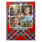 MacFarlane Familienfoto-Collage Notizblock (Vorderseite)