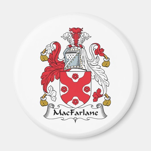 MacFarlane-Familienwappen Magnet (Vorne)