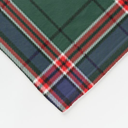 MacFarlane Jagen Ancient Clan Abzeichen Tartan Kar Fleecedecke (Ecke)