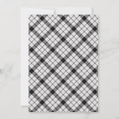 MacFarlane Kariert Tartan Scottish Clan Pattern Einladung (Rückseite)