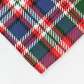 MacFarlane Modern Clan Abzeichen Tartan Kariert Fleecedecke (Ecke)