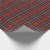 MacFarlane Modern Original Scottish Tartan Geschenkpapier (Ecke)