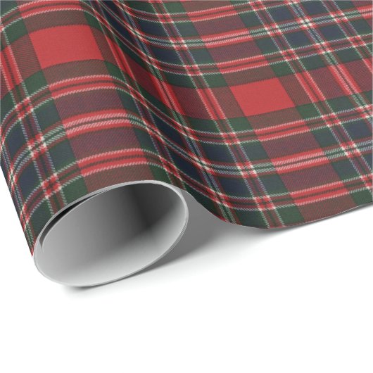 MacFarlane Modern Original Scottish Tartan Geschenkpapier (Rolleneckpunkt)