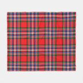MacFarlane Moderne Tartanmuster Fleecedecke (Vorderseite (Horizontal))
